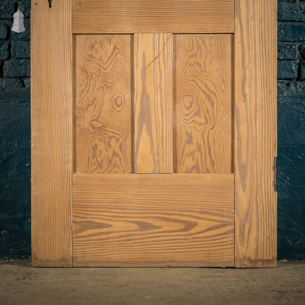 Pitch Pine Panelled Door, 6 Panel