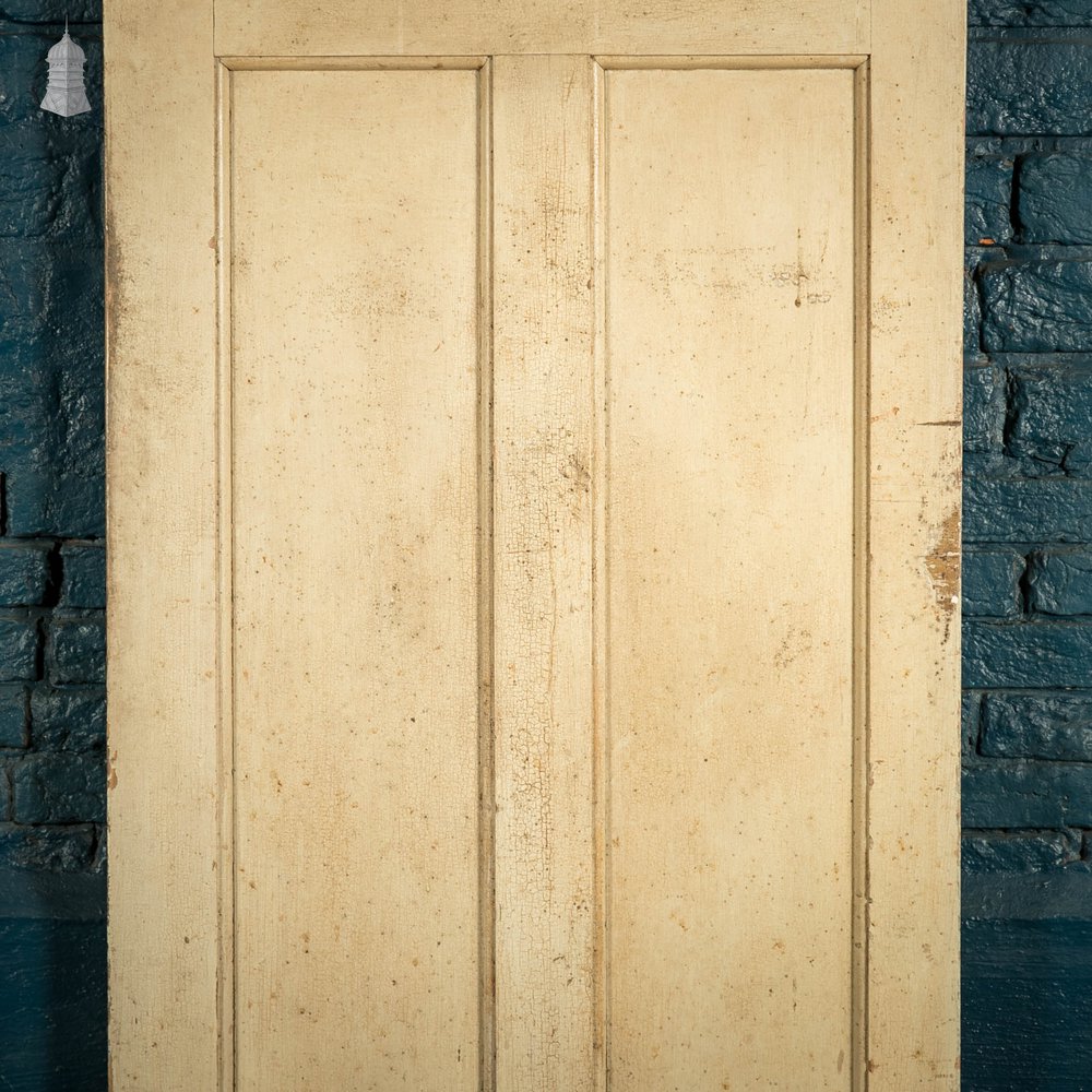 Half Glazed Door, Pine with ‘Arctic’ Style Textured Glass