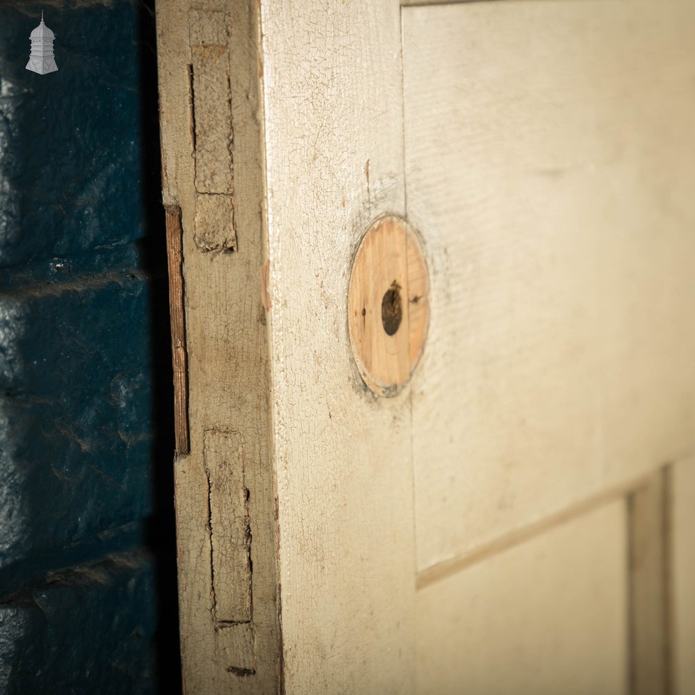 Half Glazed Door, Pine with ‘Arctic’ Style Textured Glass