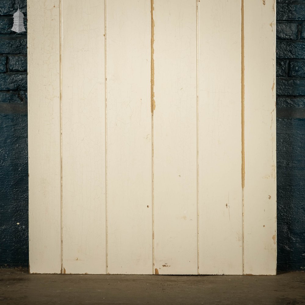 Ledged Plank Door, White Painted