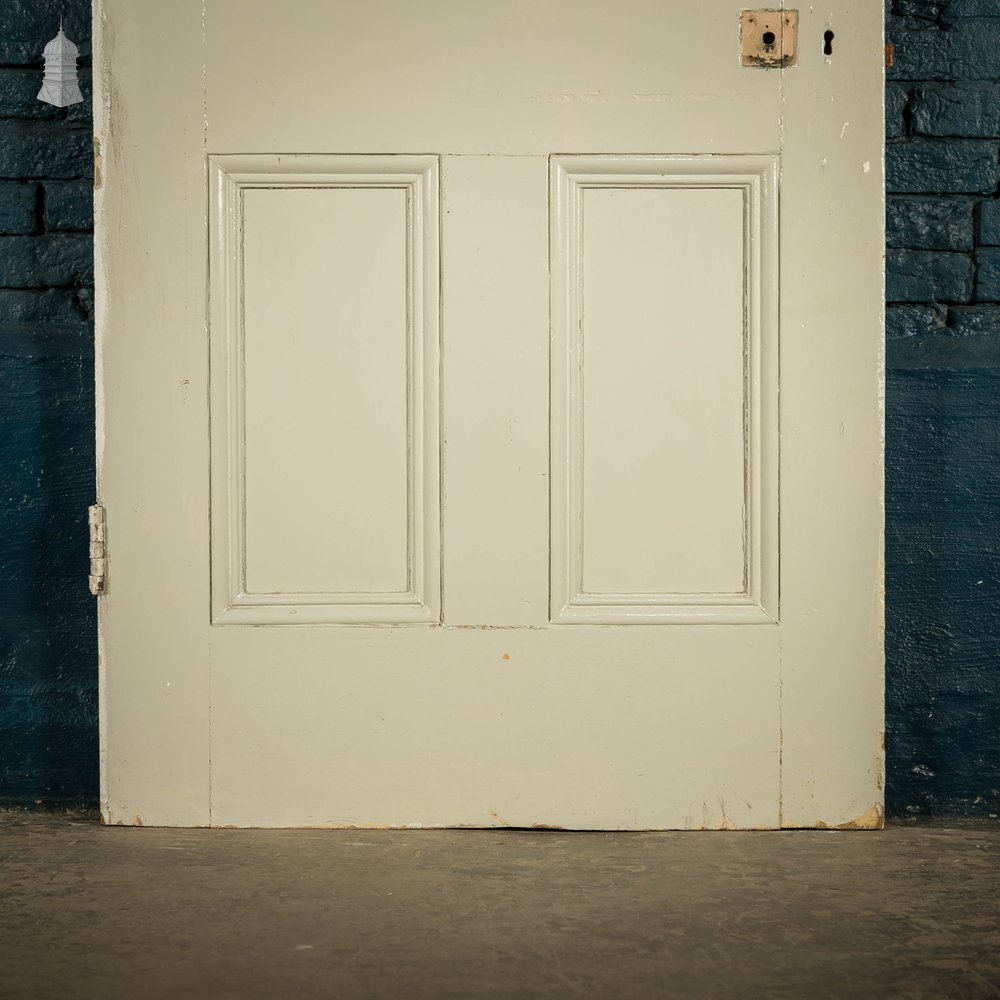 Pine Panelled Door, White Painted 6 Panel