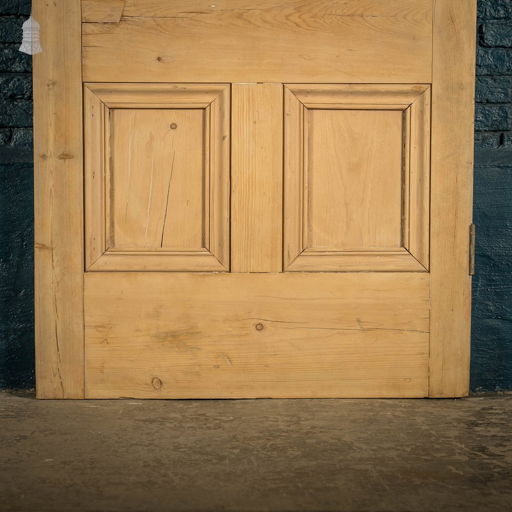 Pine Panelled Door, Moulded 4 Panel