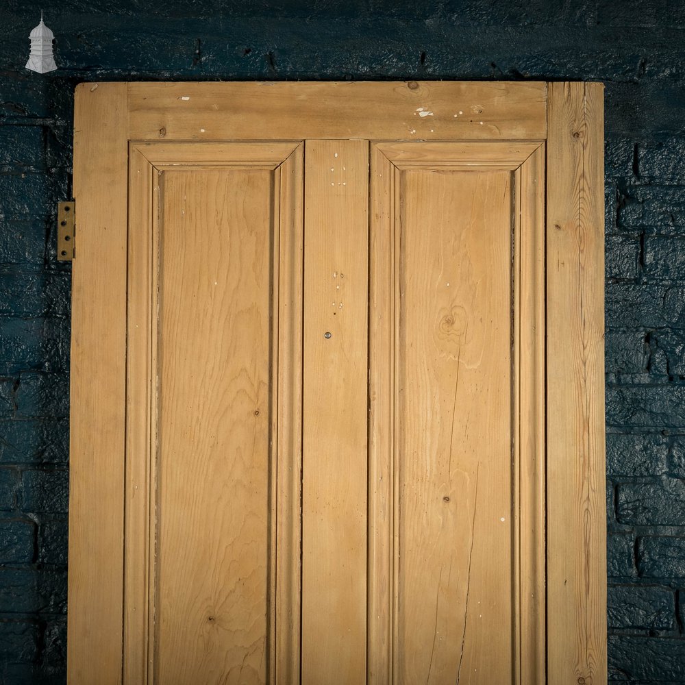 Pine Panelled Door, Moulded 4 Panel