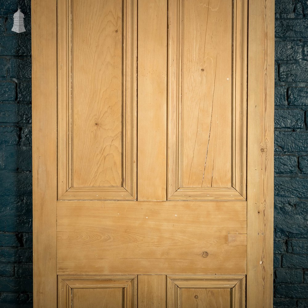 Pine Panelled Door, Moulded 4 Panel