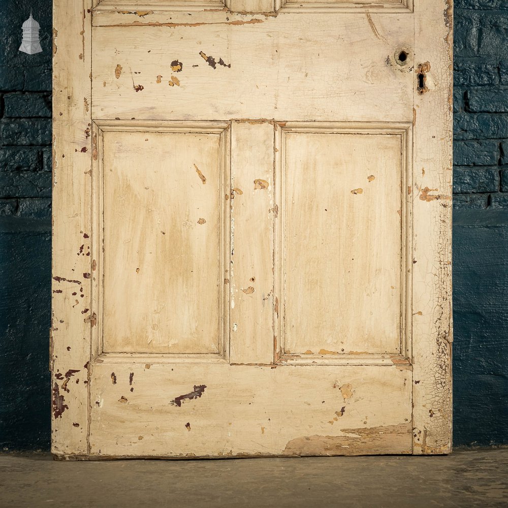 Pine Panelled Door, Moulded 6 Panel