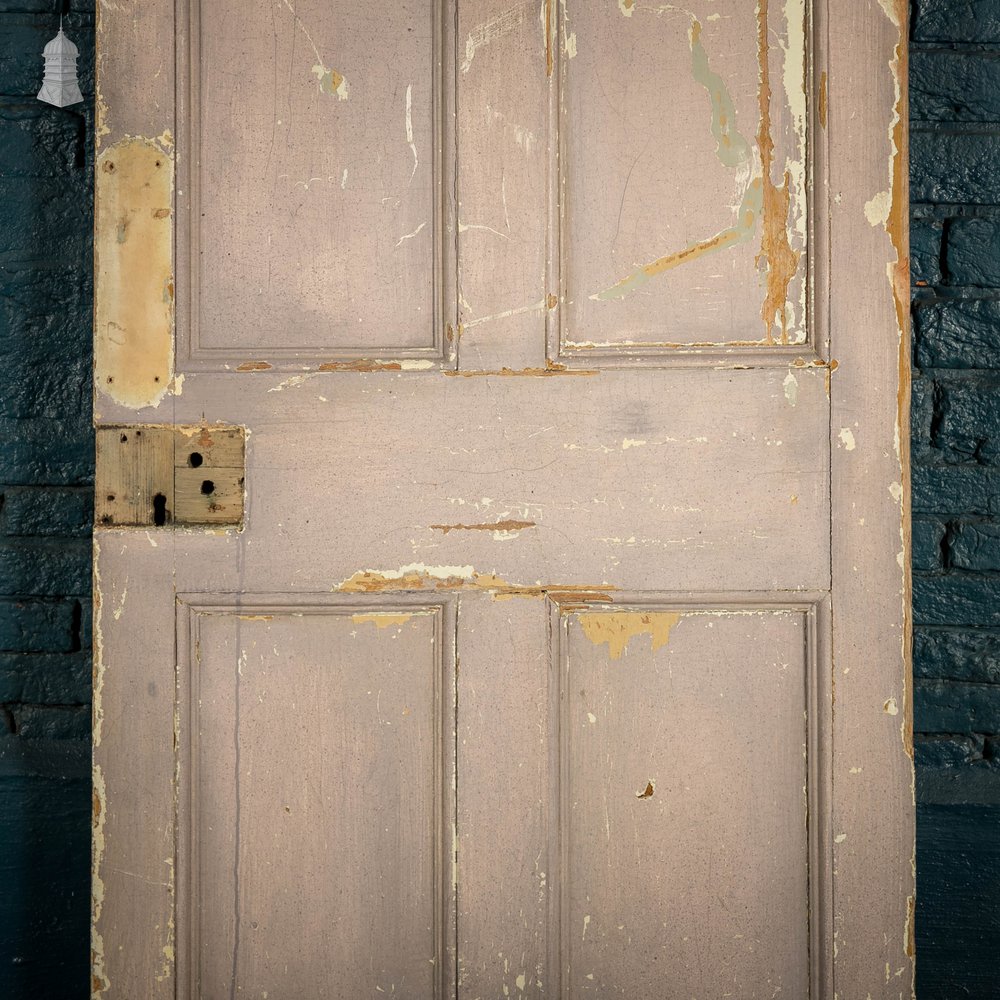 Pine Panelled Door, Moulded 6 Panel