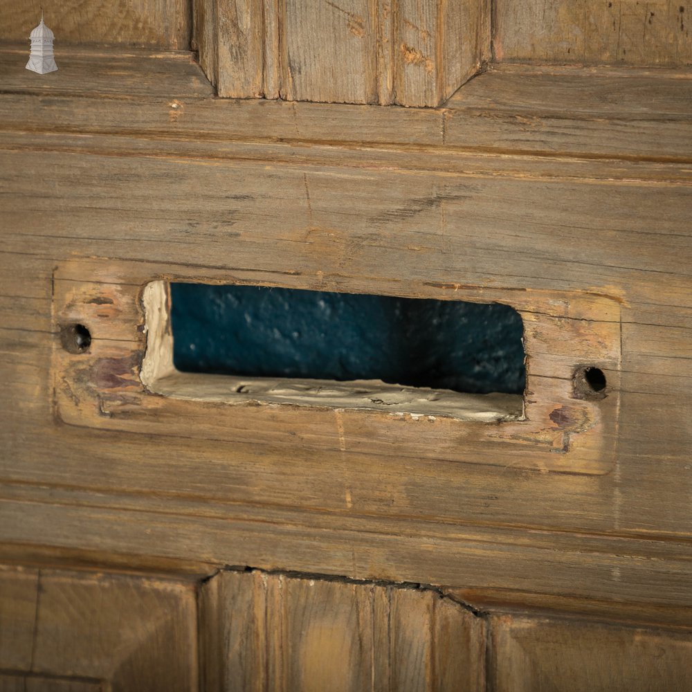 Glazed Pine Door, Moulded 6 Panel