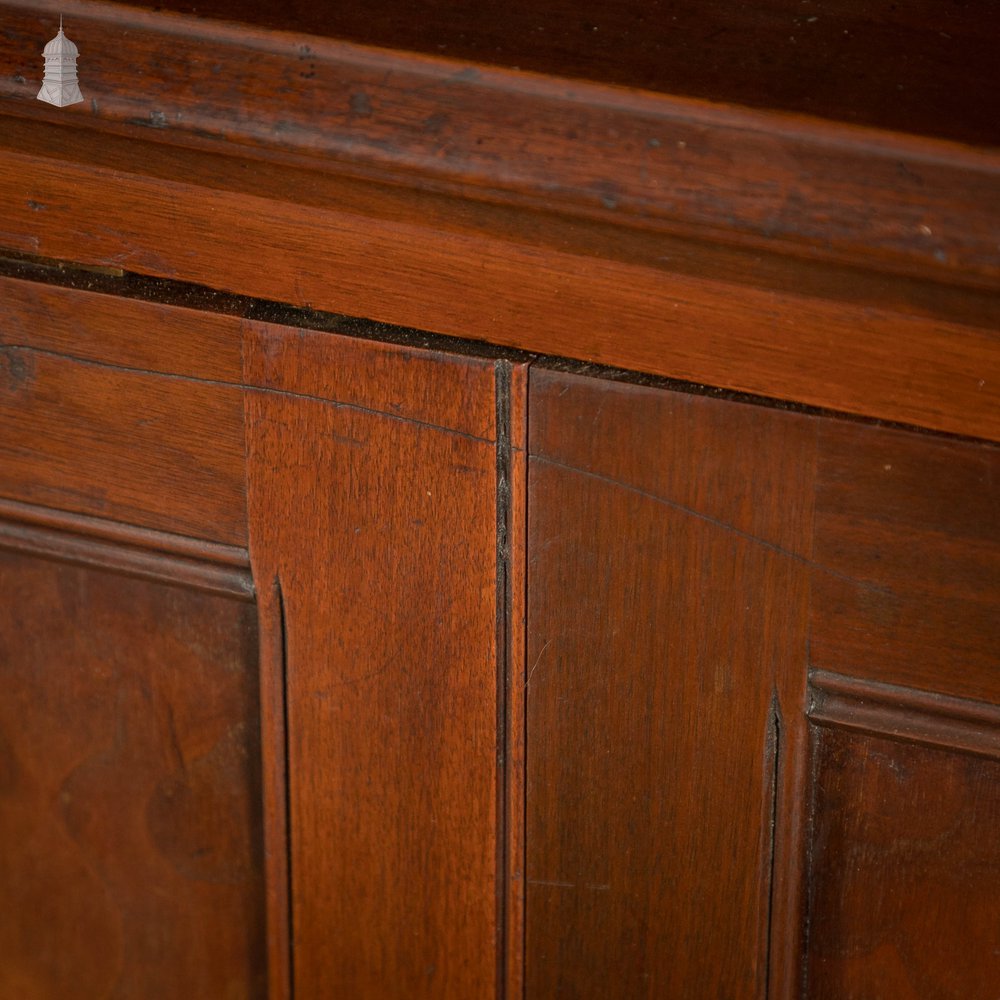 Fifteen-File Cabinet with Doors Georgian Filling Cabinet, Mahogany Chest of Drawers