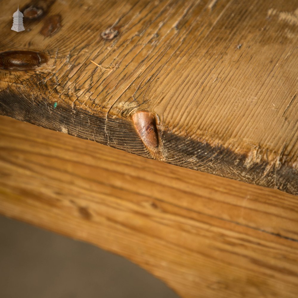 Scullery Kitchen Table, 18th C Pine Farmhouse Dining Table