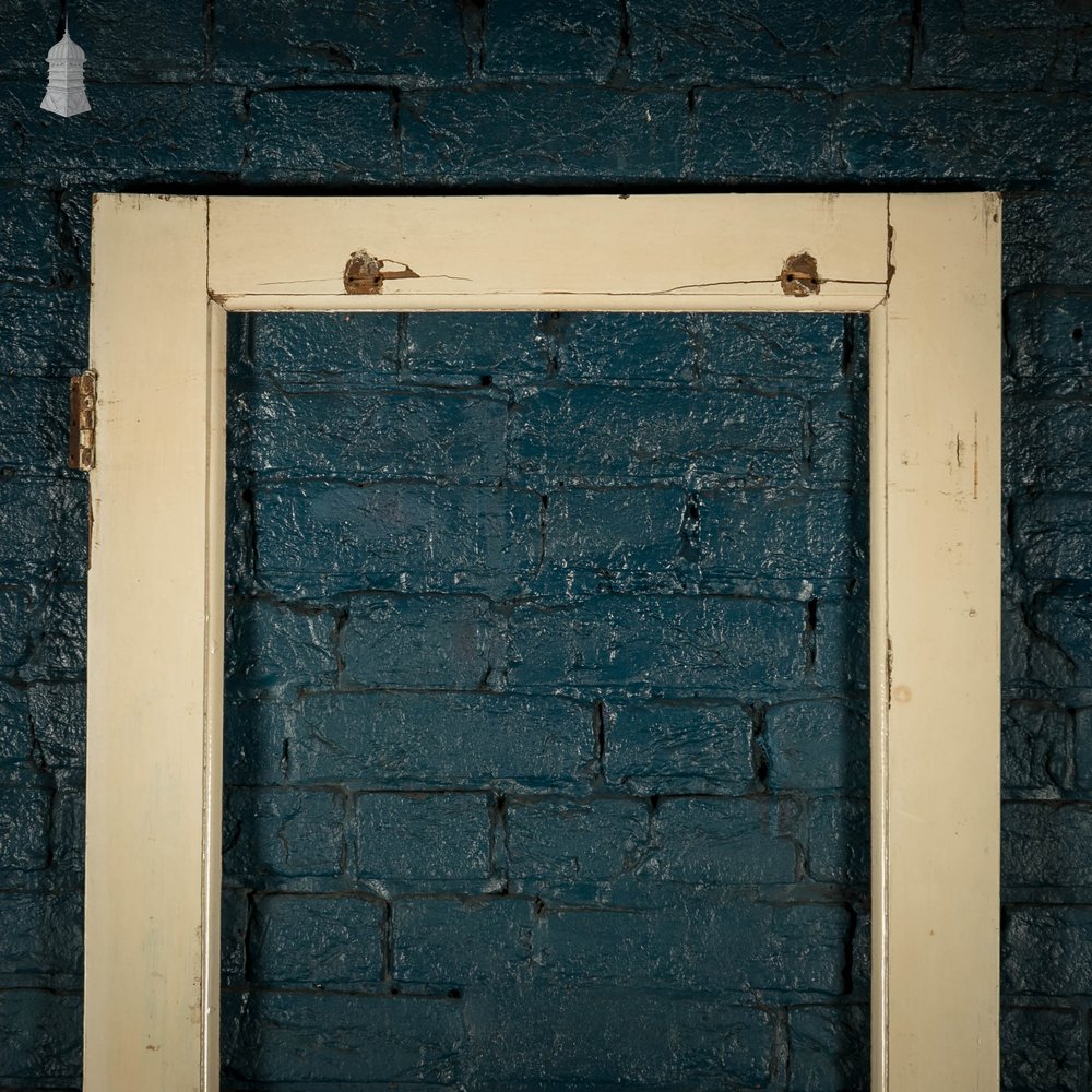 Half Glazed Door, Panelled with White Painted Finish