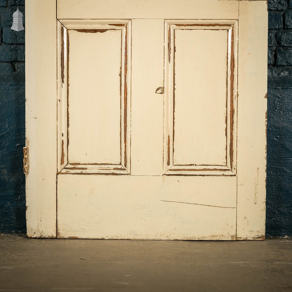 Half Glazed Door, Panelled with White Painted Finish