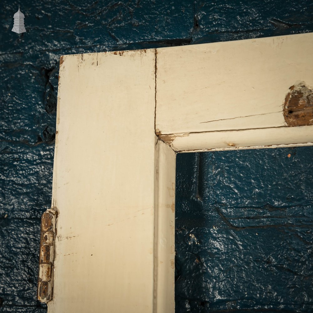 Half Glazed Door, Panelled with White Painted Finish