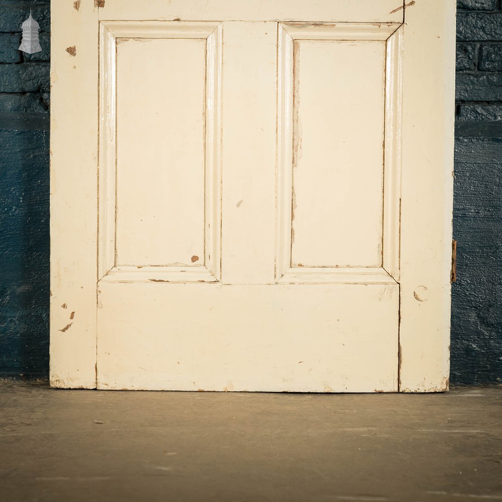 Half Glazed Door, Panelled with White Painted Finish