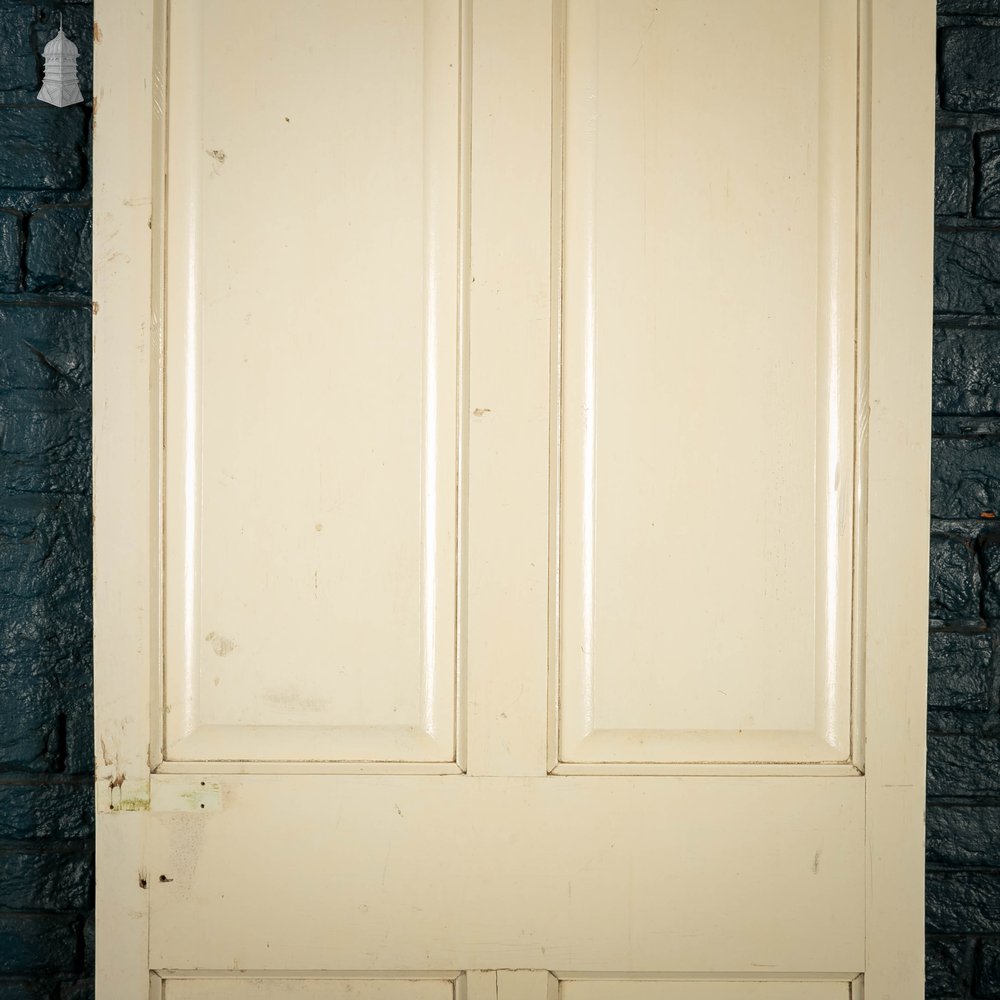 Pine Panelled Door, 6 Panel White Painted