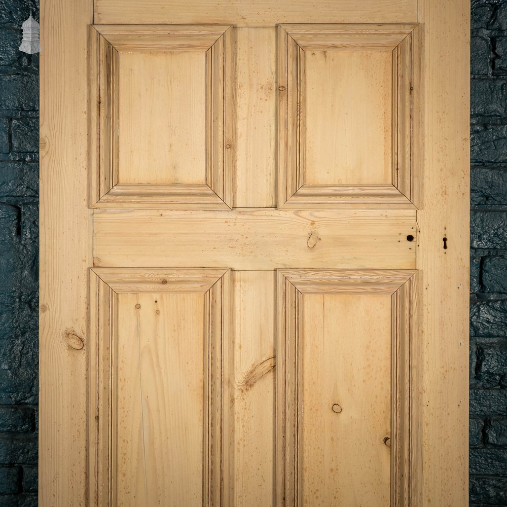 Pine Panelled Door, 6 Panel