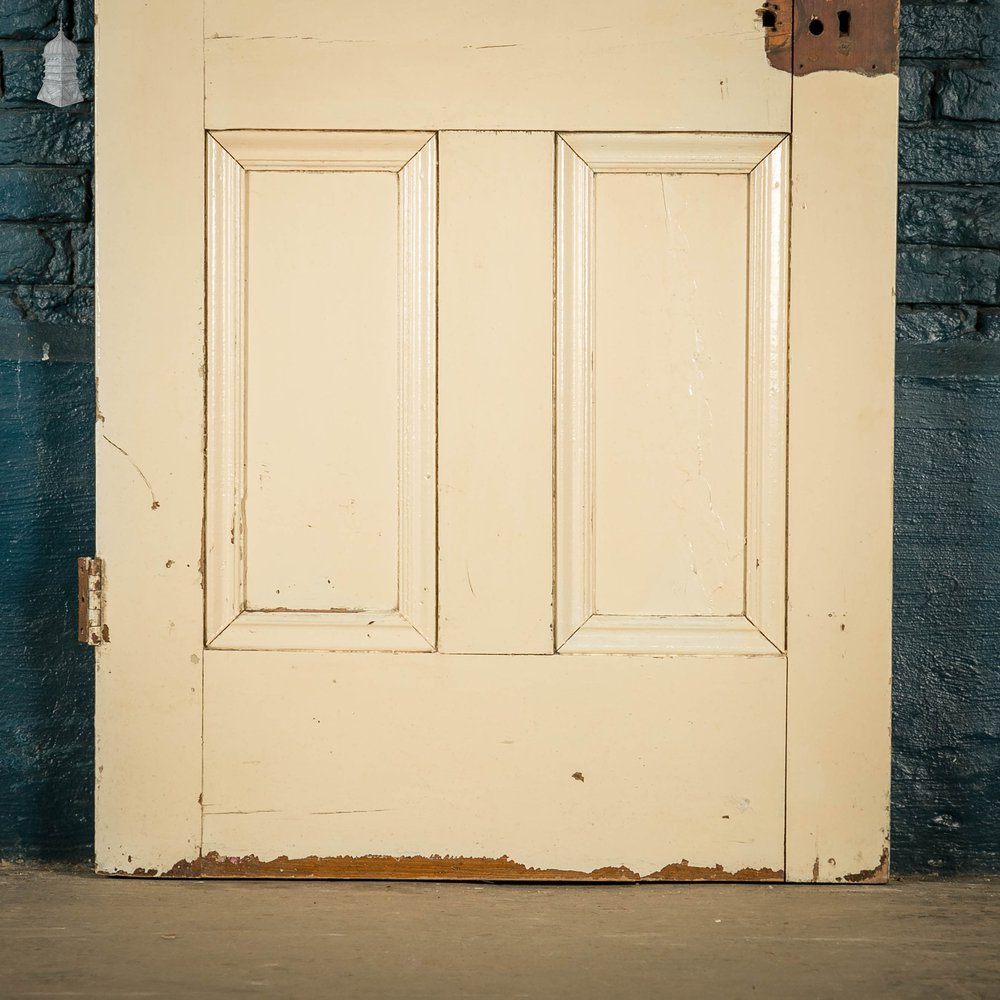 Half Glazed Door, Fitted with ‘Reeded’ Style Textured Glass