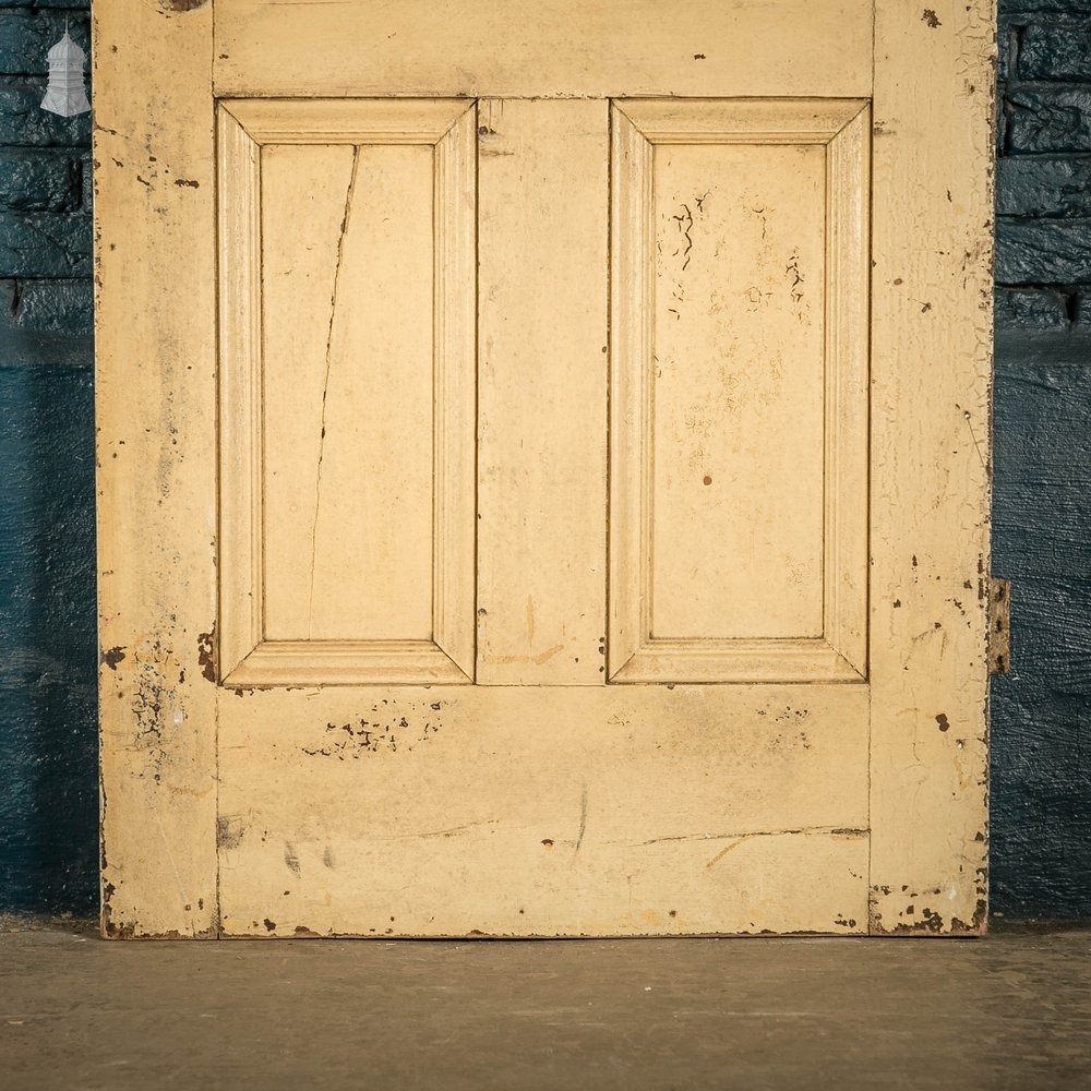 Half Glazed Door, Fitted with ‘Reeded’ Style Textured Glass