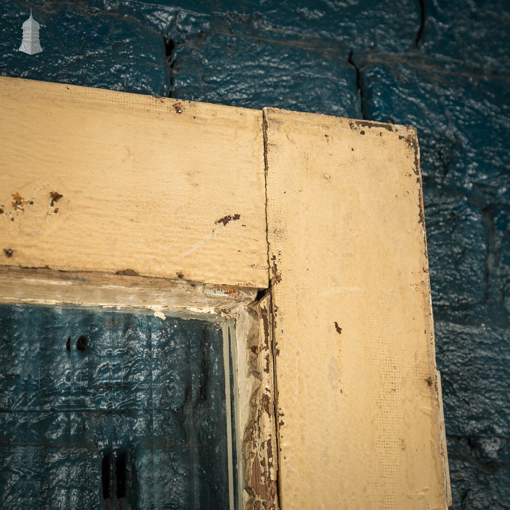 Half Glazed Door, Fitted with ‘Reeded’ Style Textured Glass