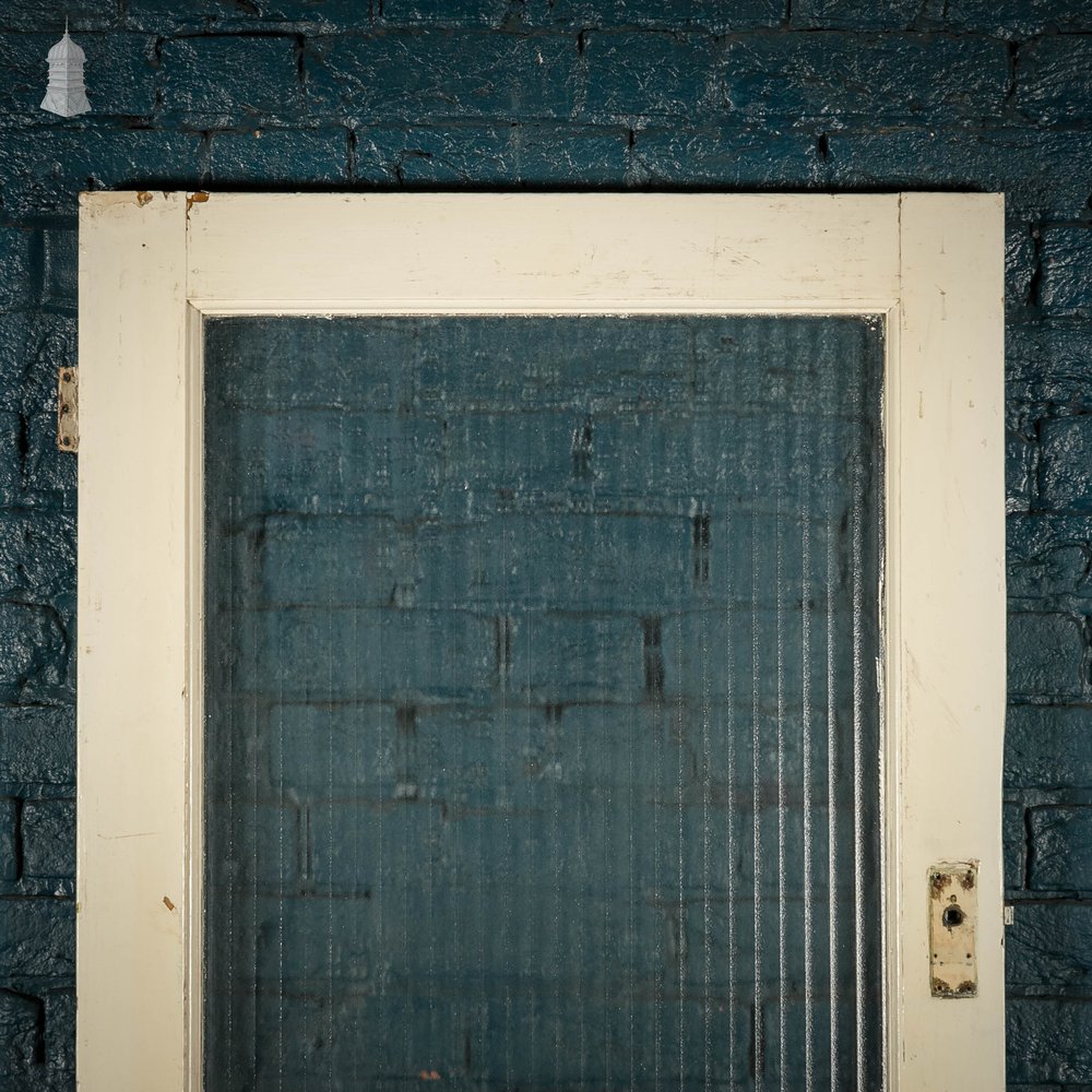 Half Glazed Door, With ‘Reeded’ Style Textured Glazing