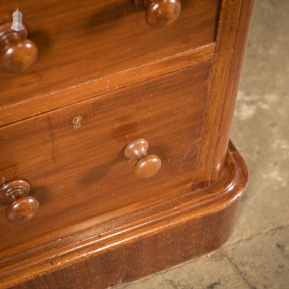 Bedside Drawer Units, Pair of Victorian Mahogany Bedside Chests