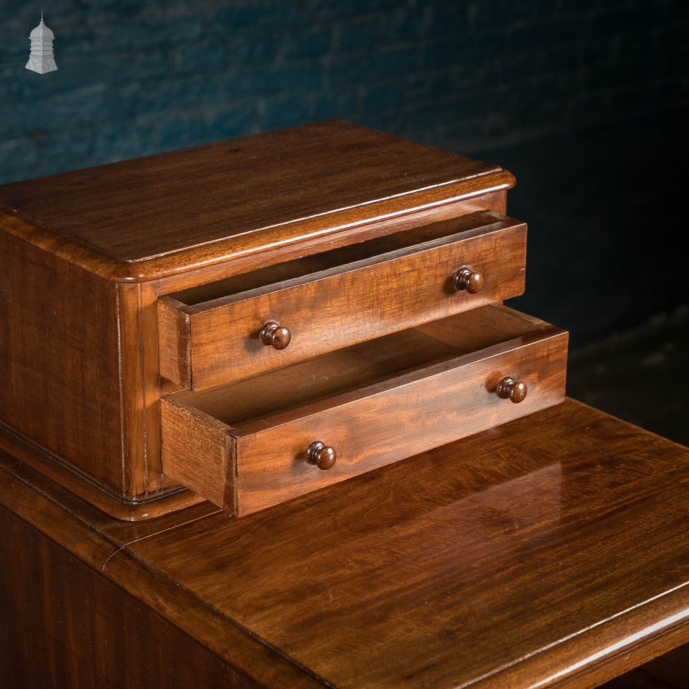 Bedside Drawer Units, Pair of Victorian Mahogany Bedside Chests