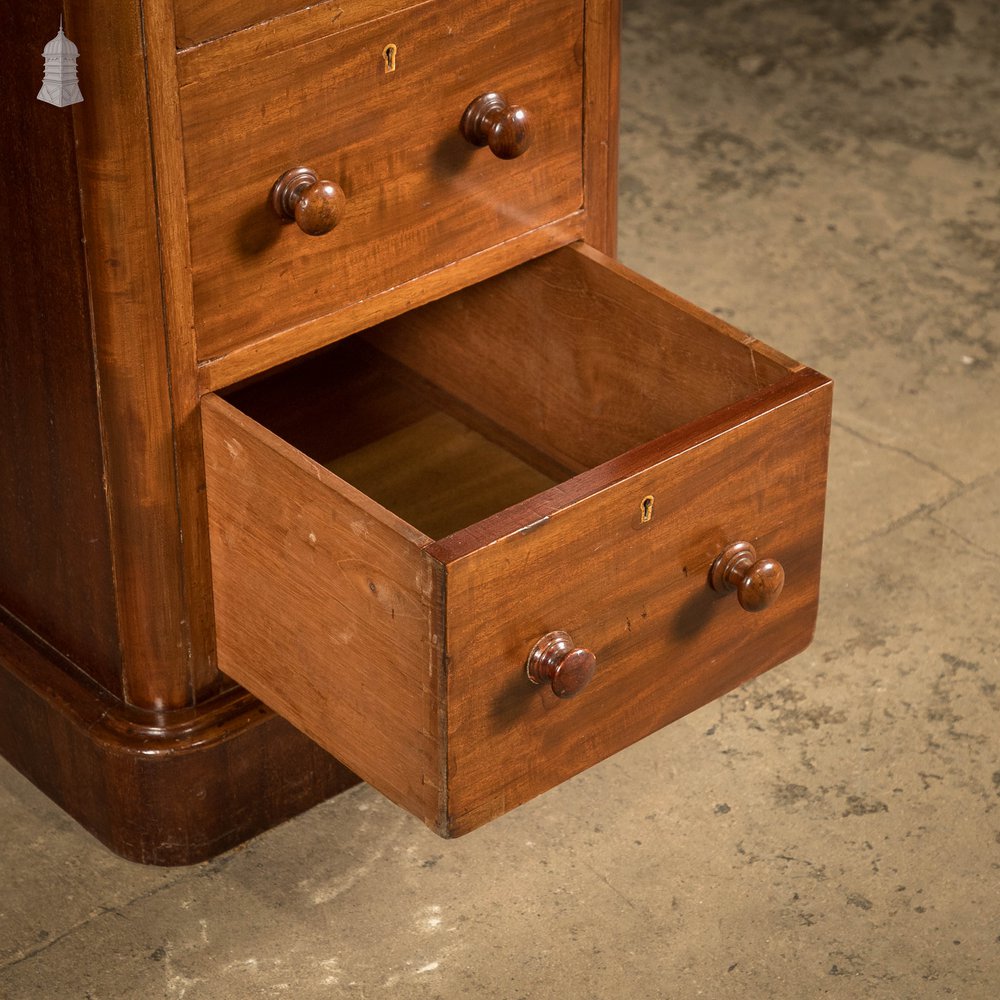 Bedside Drawer Units, Pair of Victorian Mahogany Bedside Chests