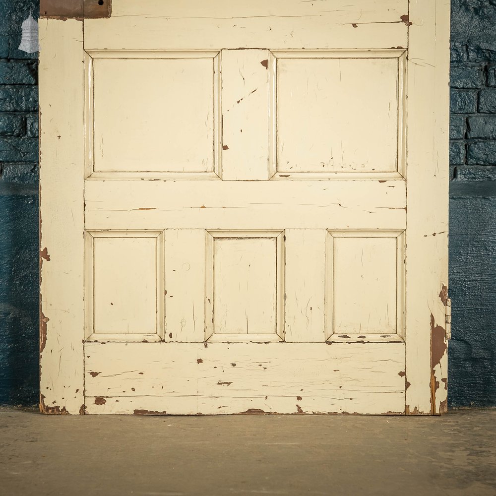 Half Glazed Door, Pine with ‘Arctic’ Style Textured Glass