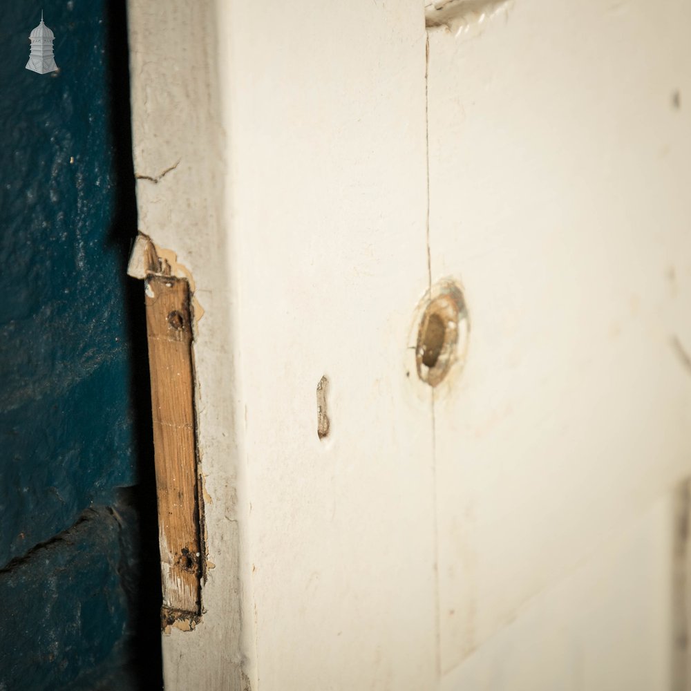 Pine Panelled Door, White Painted Pine 4 Panel