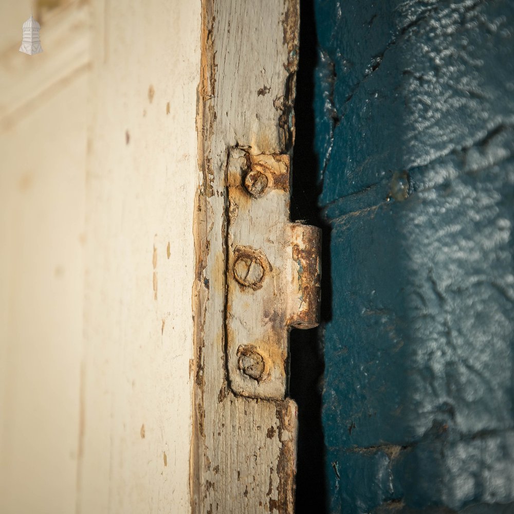 Pine Panelled Door, 4 Panel Distressed Painted Pine