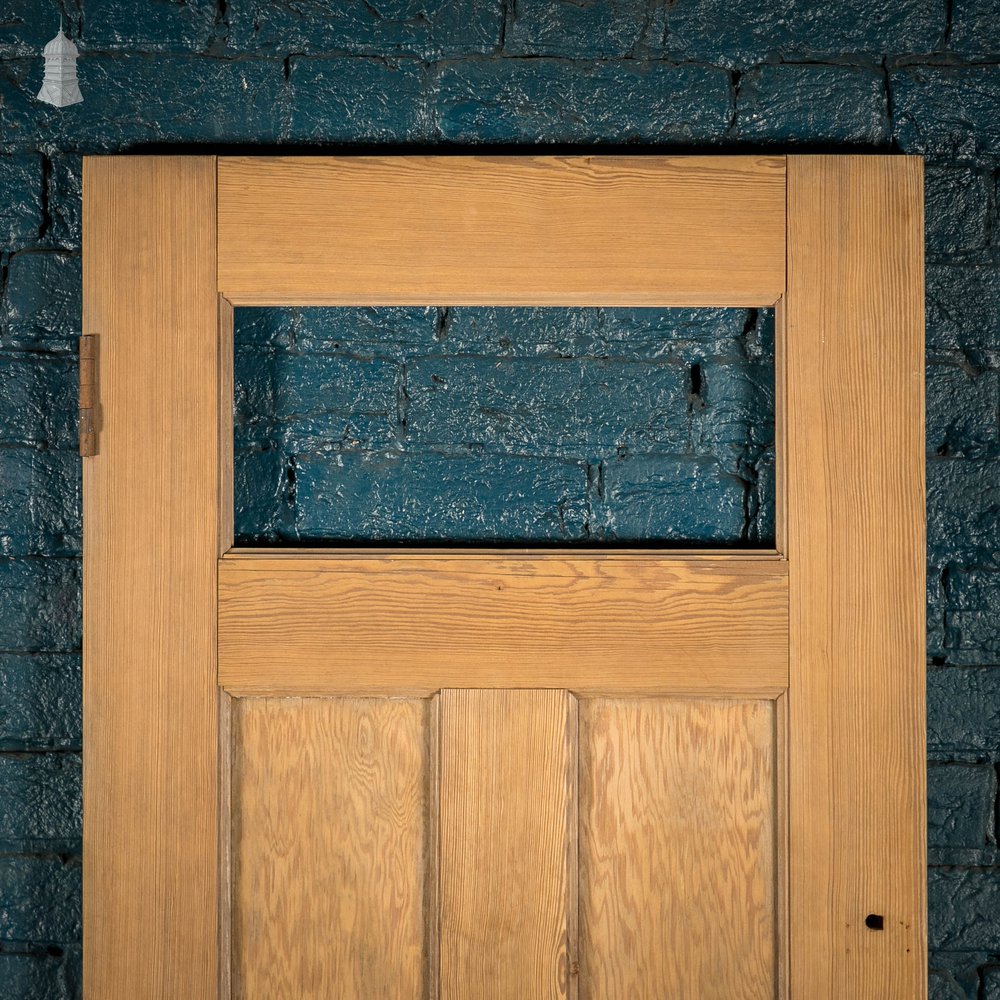 Half Glazed Door, Moulded 5 Panel Pine