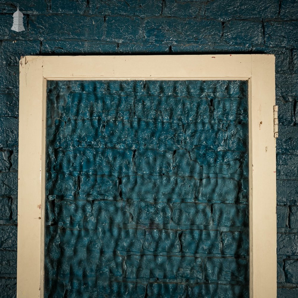 Half Glazed Door, Fitted with ‘Arctic’ Style Textured Glass