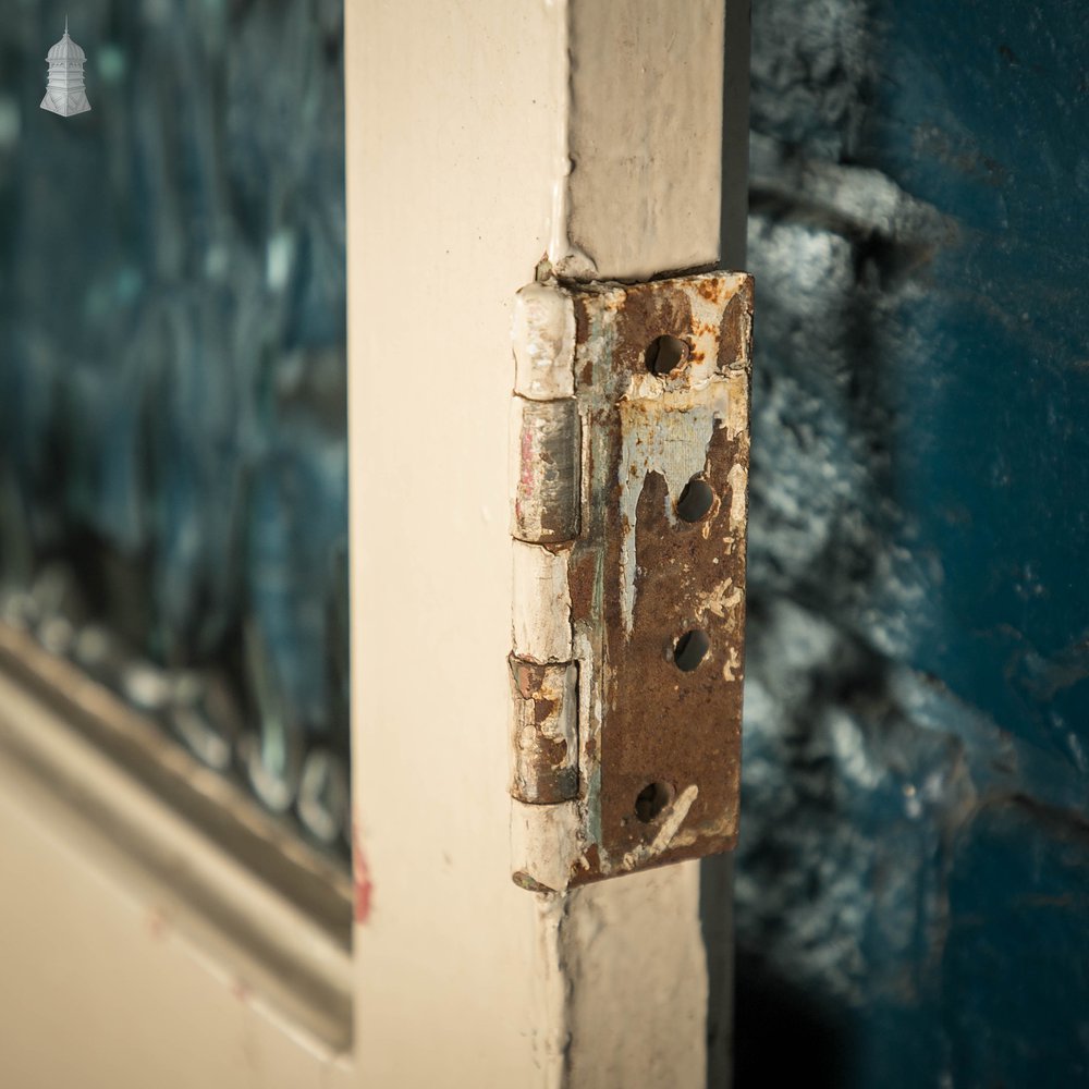 Half Glazed Door, Fitted with ‘Arctic’ Style Textured Glass