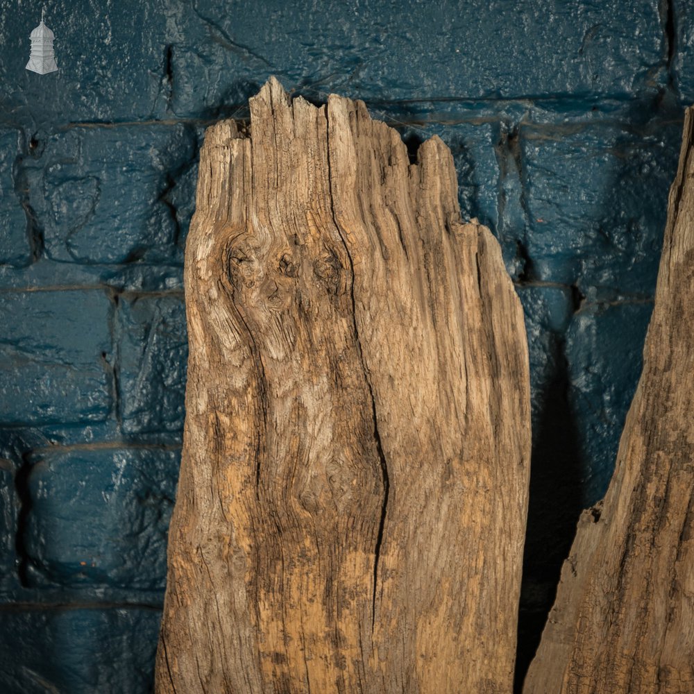 Distressed Oak Pilings, Weathered Natural Finish Batch of 39 – 11 Square Metres