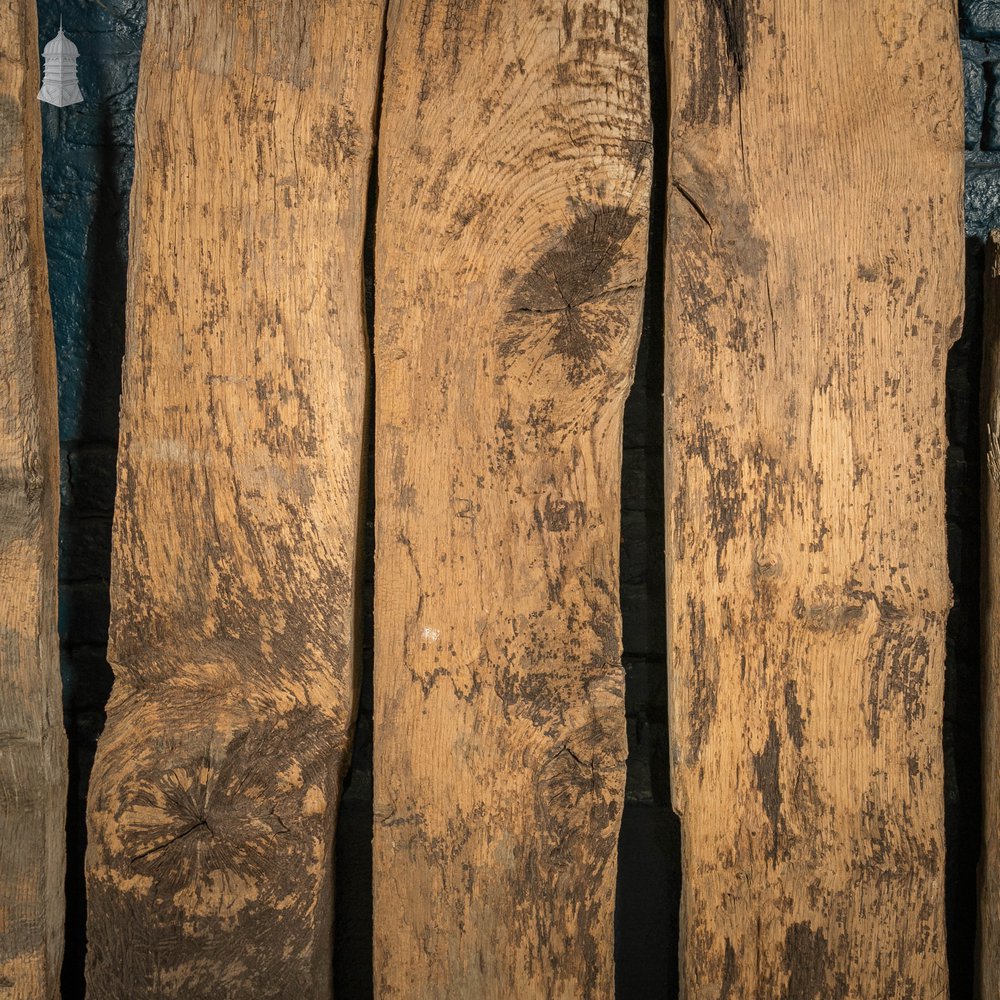 Distressed Oak Pilings, Weathered Natural Finish Batch of 39 – 11 Square Metres