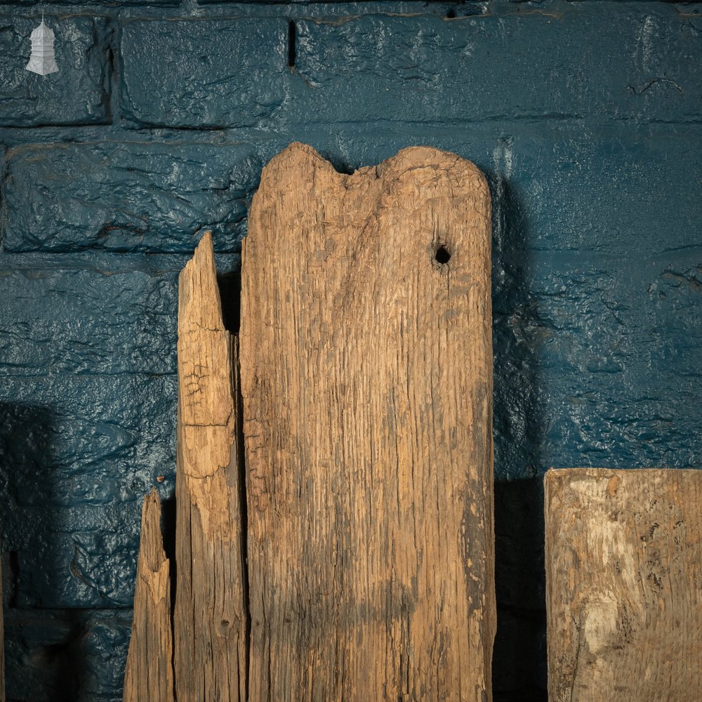 Distressed Oak Pilings, Weathered Natural Finish Batch of 28 – 8.5 Square Metres