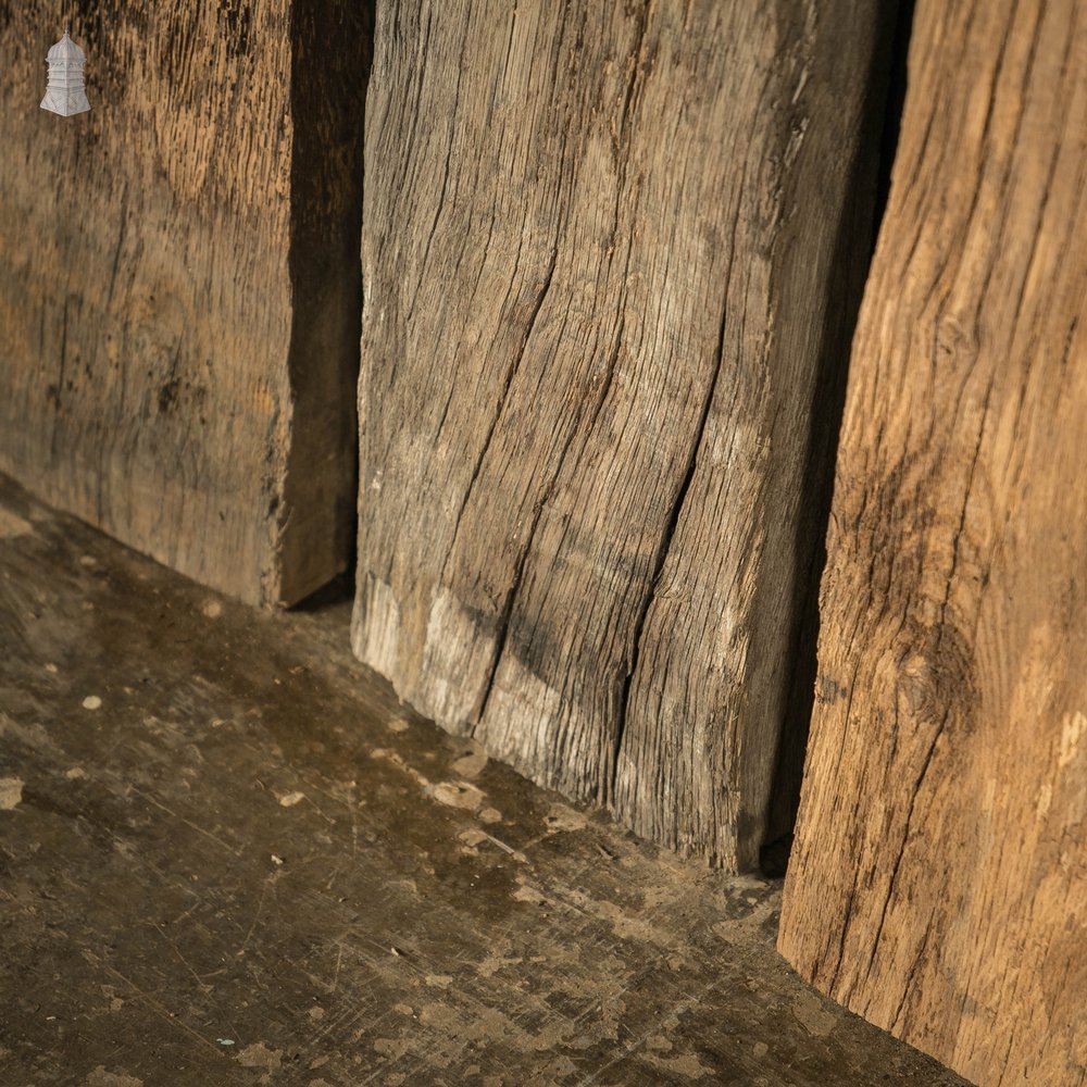 Distressed Oak Pilings, Weathered Natural Finish Batch of 28 – 8.5 Square Metres