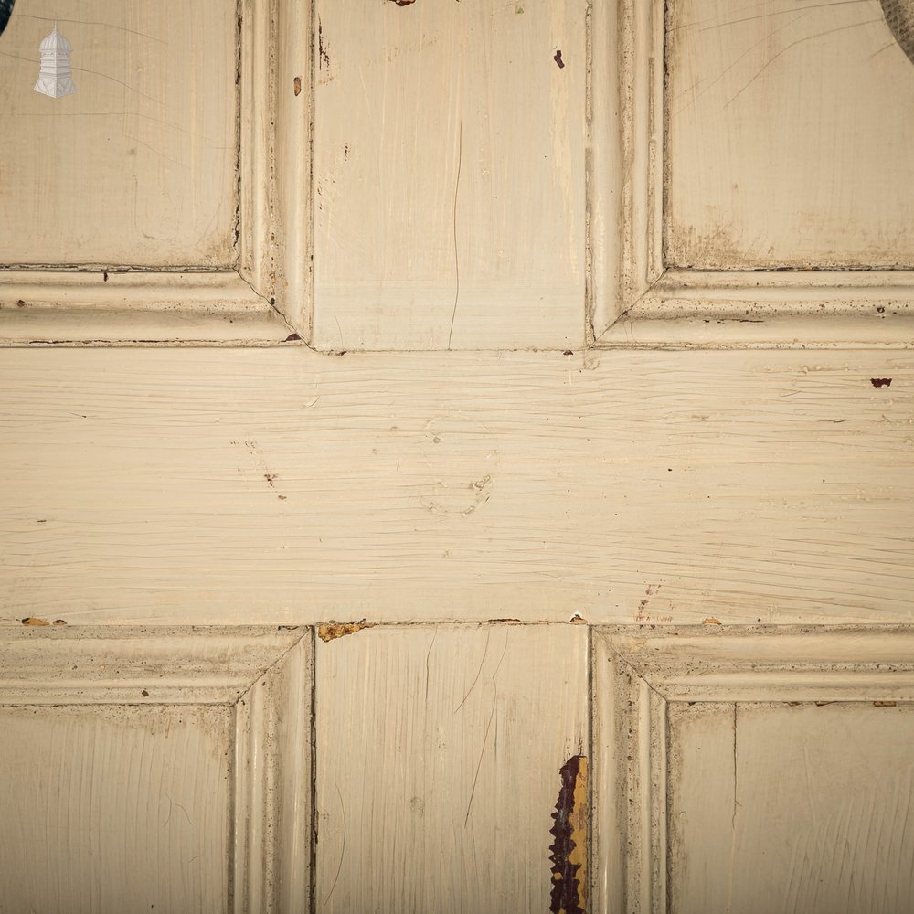 Pine Panelled Door, Moulded 6 Panel, White Painted