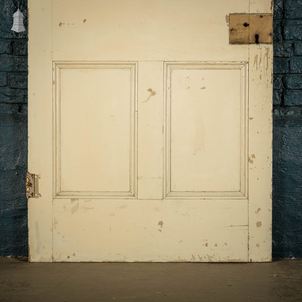 Pine Panelled Door, Moulded 6 Panel, White Painted