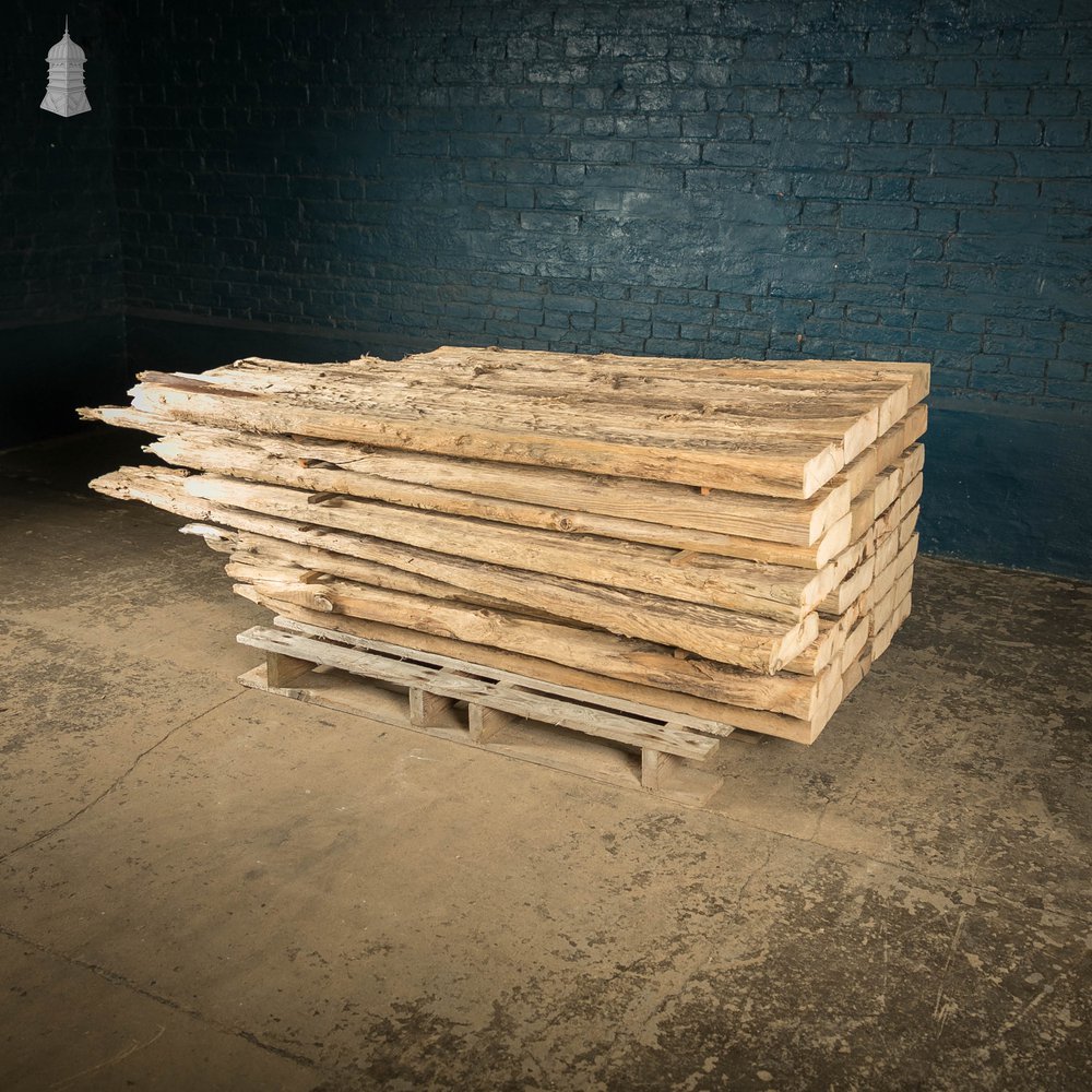 Weathered Pine Pilings, Batch of 32 – 11 Square Metres