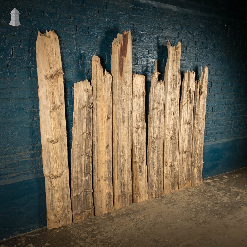 Weathered Pine Pilings, Batch of 32 – 11 Square Metres