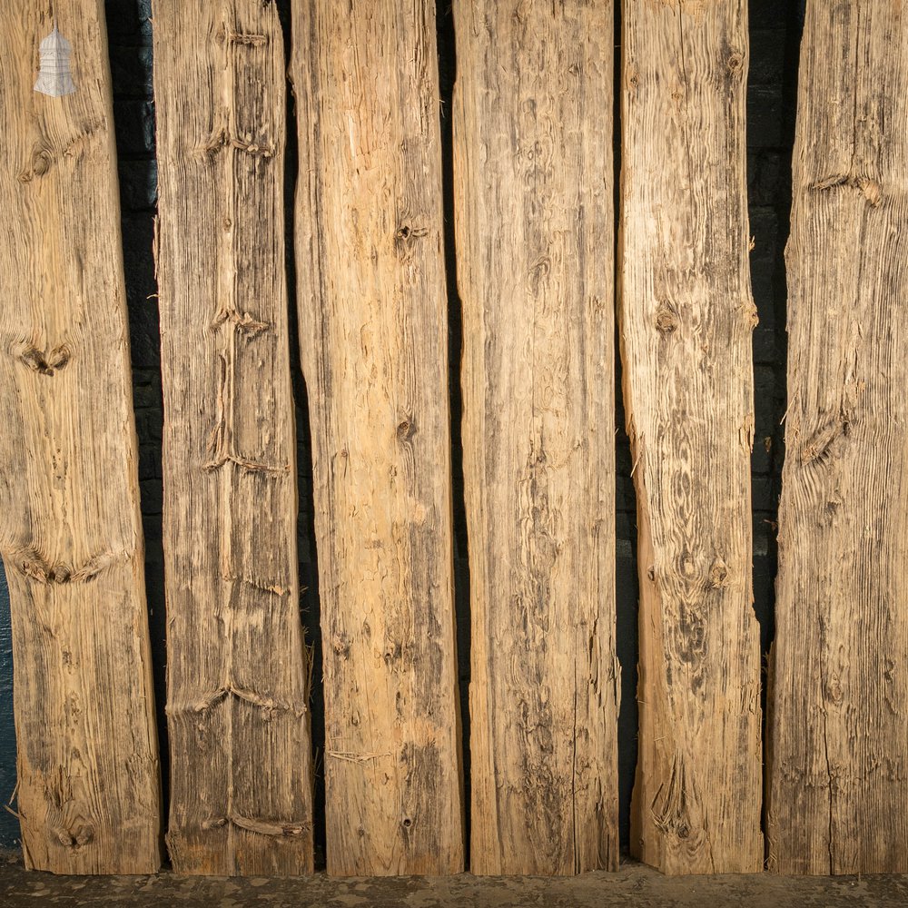 Weathered Pine Pilings, Batch of 32 – 11 Square Metres