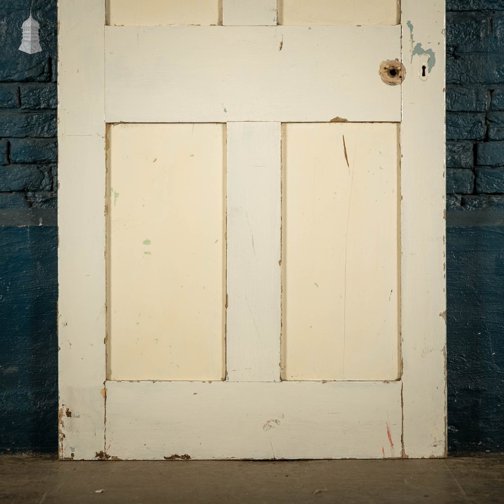 Pine Panelled Door, 4 Panel Painted