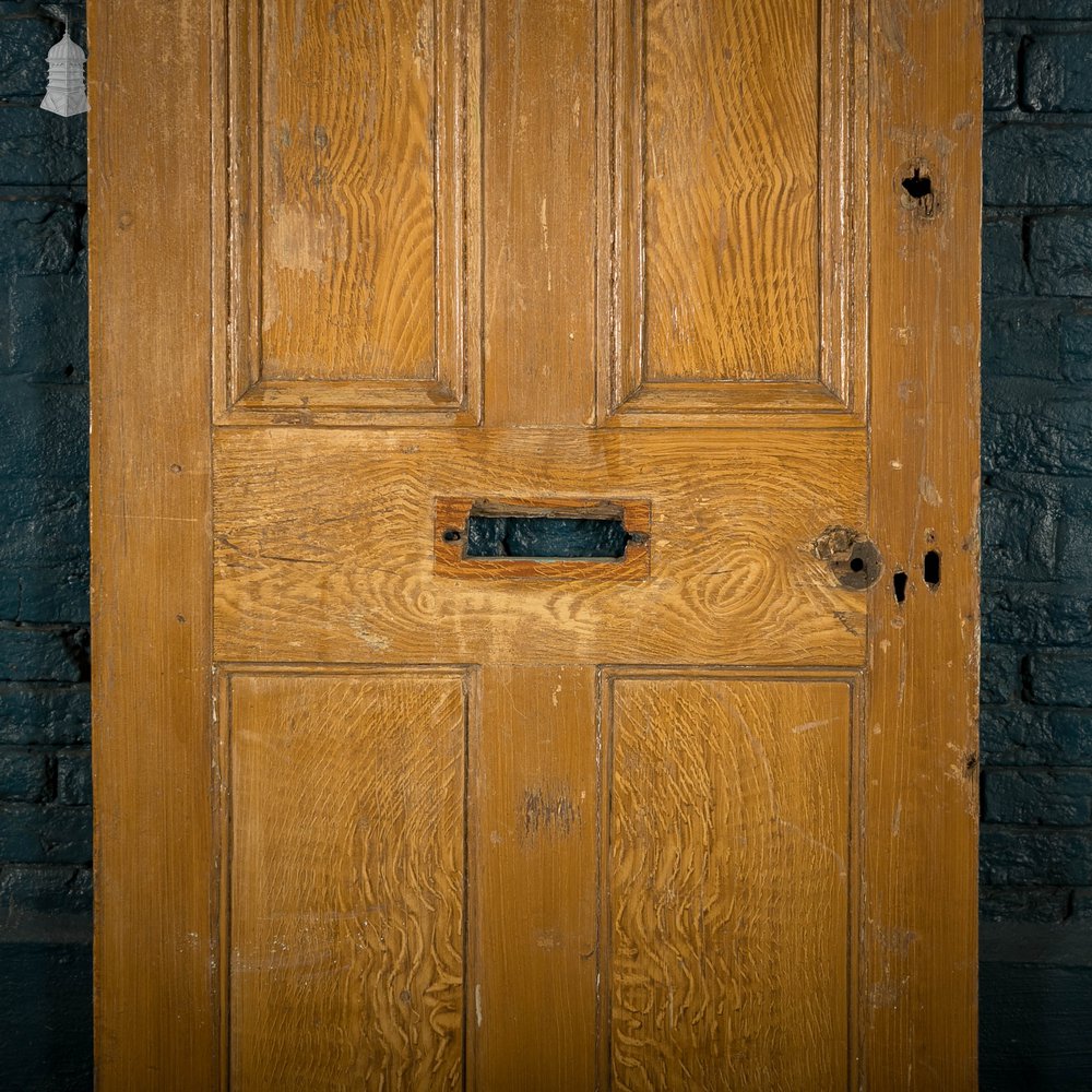 Pine Panelled Door, Moulded 4 Panel Front Door