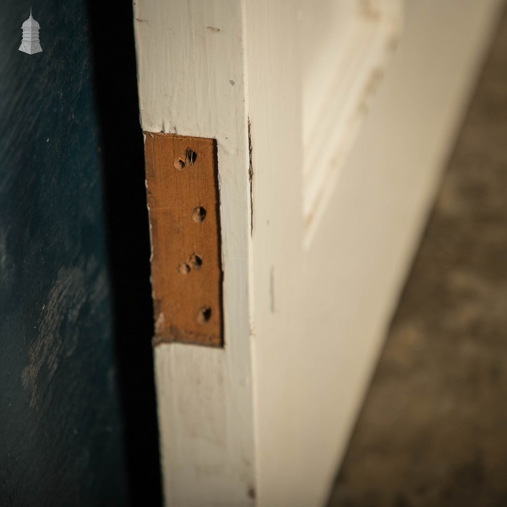 Pine Panelled Door, White Painted 3 Panel