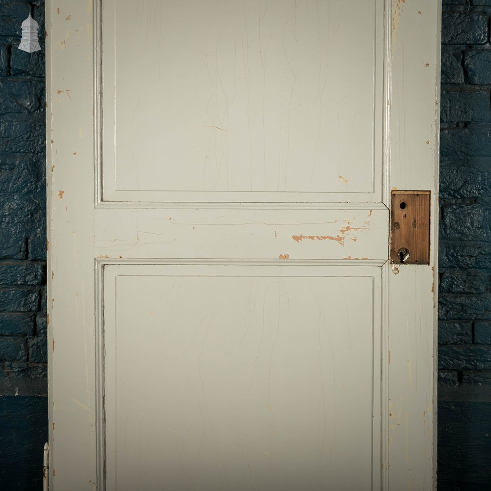 Pine Panelled Door, 2 Panel French Style