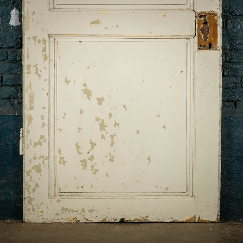 Pine Panelled Door, French Style, Painted 2 Panel