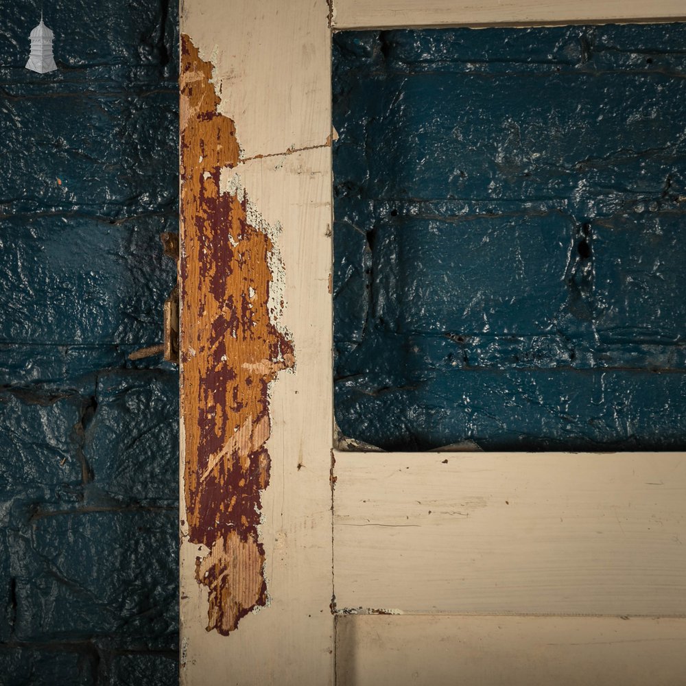 Glazed Pine Door, Distressed Paint Finish