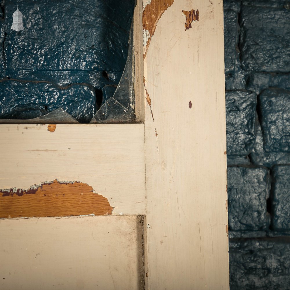 Glazed Pine Door, Distressed Paint Finish