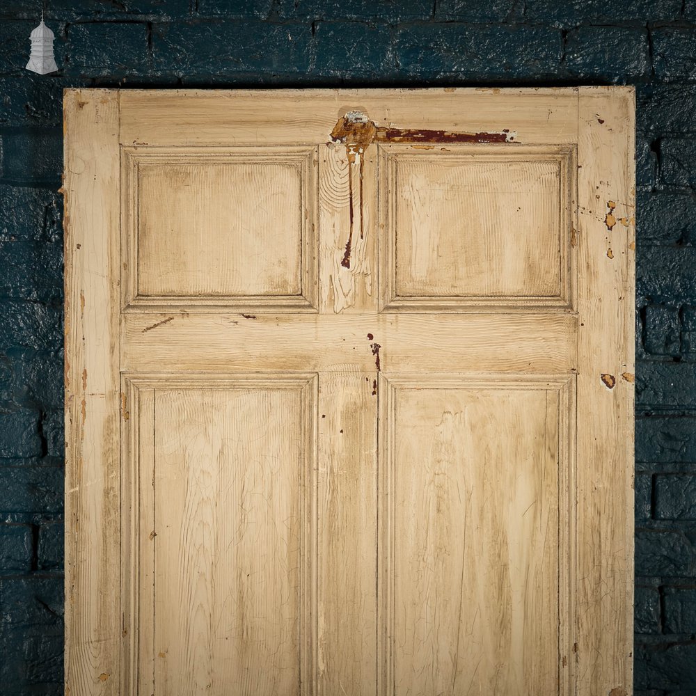 Pine Panelled Door, 6 Panel White Painted