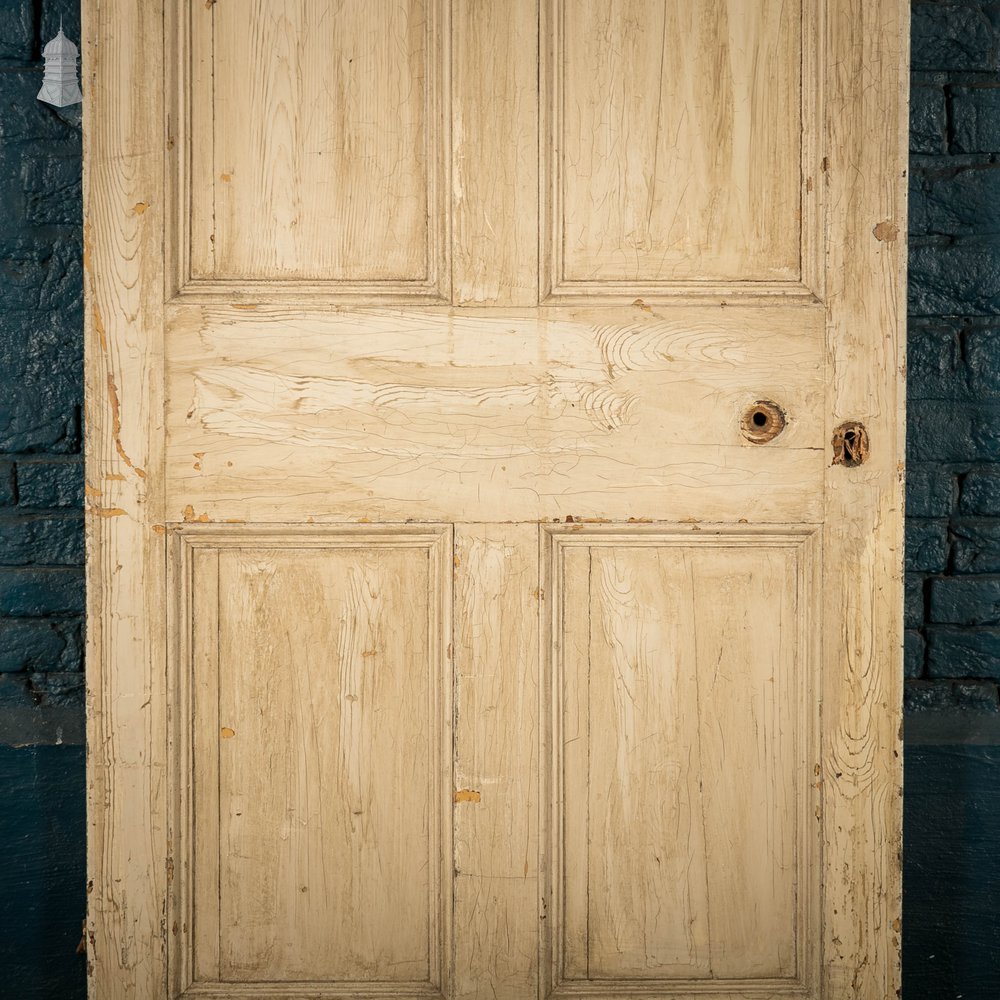 Pine Panelled Door, 6 Panel White Painted